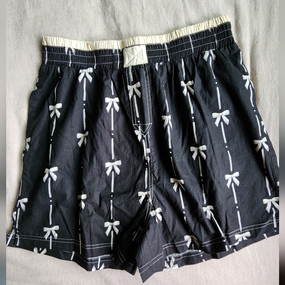 Very J New In Bow Print Boxer Shorts New With Tags